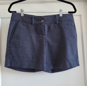The Limited Navy and White Shorts
